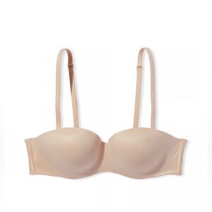 NWT Victoria's Secret Pink Strapless Bra - Size 32D